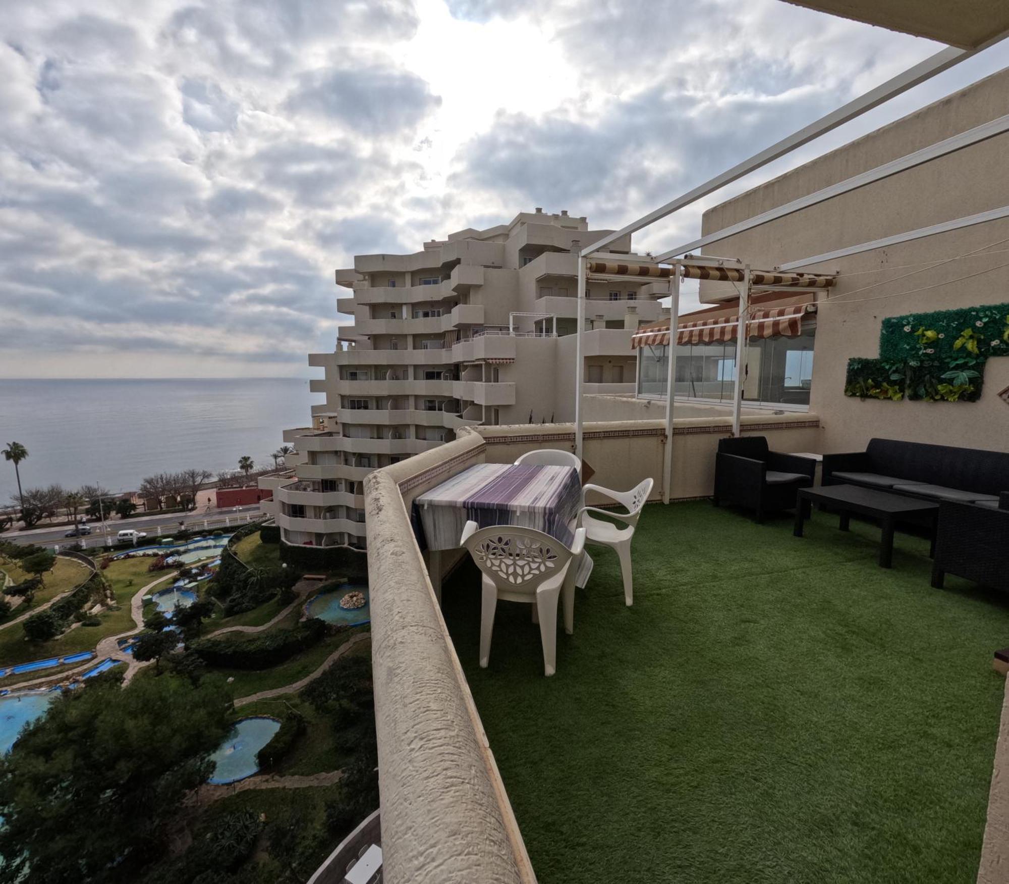 Benalbeach. Espectacular Terraza, Vistas Al Mar. Benalmadena Ngoại thất bức ảnh